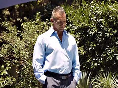 DADDY4K. Sexy nymph and boyfriend dad have an adventure in the sun