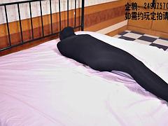 アジア人, ボンデージ, フェティッシュ, 穴開きパンティ, 一人