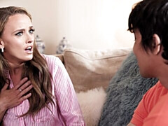 Grosser arsch, Grosser schwanz, Grosse titten, Blondine, Blasen, Hundestellung, Milf