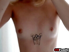 Schönheit, Blasen, Hd, Natürlich, Orgasmus, Pov, Tätowierung, Titten