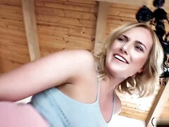 Blonde Babe Kate Englands Tigh Ass Gets Fucked By Bf