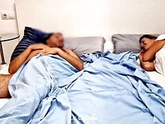 Horny girlfriend Manny's friend Birx finds in bed for a raunchy morning tryst