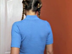 Outdoor teen domination spied on