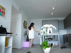 コンドーム, ドレス, ハメ撮り, オマンコ, 剃毛, 息子, 義母, 禁句