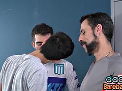 Tiny jock loves cockriding DILFs lovers