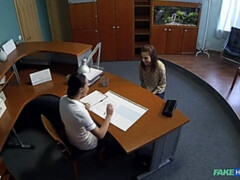 医者, 指いじり, レズビアン, なめる, 看護婦, オフィス, オマンコ, ユニフォーム