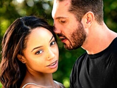 Grote lul, Pijpbeurt, Bruinharig, Hondjeshouding, Zwart, Harig, Tiener, Tieten likken