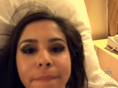 Mamada, Corrida, Masturbacion con pies, Novia, Latina, Masturbación, Coño, Tetas