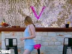 イマラチオ, エロティック, Hd, なめる, マッサージ, 赤毛, ティーン, オッパイの