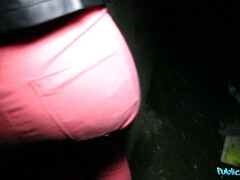 Chica, Mamada, Engañando, Europeo, Dinero, Al aire libre, Pov, Realidad