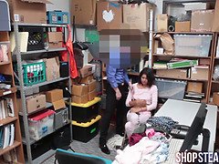 Pretty robber gives head and hardcore