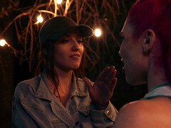 Arsch, Tussi, Lecken, Masturbation, Natürlichen titten, Muschi, Flotter dreier, Titten