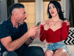 お尻, フェラチオ, 茶髪の, バック, 指いじり, なめる, オマンコ, ティーン