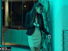 BLACKED BBC-Curious hotel clerk Vanessa seduces guest