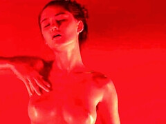 18, 女, なめる, オナニー, オマンコ, ロシア人, 一人, ティーン