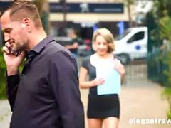 アナル, デカチン, フランス人, なめる, 淫乱熟女, ヌード, オマンコ, コキ