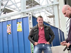 Amateur, Anal, Gay, Pajear, Sexo duro, Músculo, Al aire libre, Público