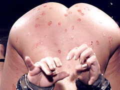Sadomasoquismo, Negro, Morena, Natural, Orgasmo, Dolor, Castigada, Afeitado