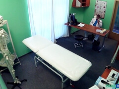 Amateur, Mamada, Médico, Masturbación, Oficina, Coño, Anilingus, Uniforme