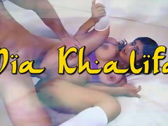 MIA KHALIFA - Arab pornographic star fucktoys Her Pussy On Webcam For Her aficionados