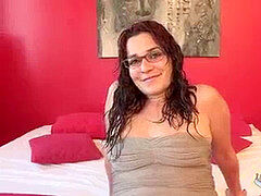 フェラチオ, 茶髪の, ぽちゃ, ヨーロピアン, 眼鏡, 現実, スペイン人, ヤリマンの