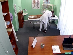 Leie, Arsch, Arzt, Hundestellung, Fingern, Lecken, Büro, Spanner