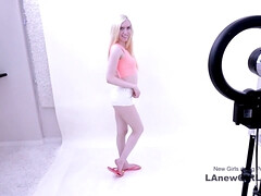 Blonde, Sucer une bite, Tir de sperme, Conversation vulgaire, Hd, Orgasme, Suçant, Allumeuse