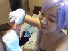 Gros seins, Sucer une bite, Éjaculation interne, Fétiche, Doigter, Poilue, Japonaise, Pov