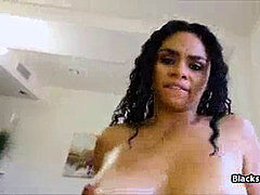 Amateur, Noire, Noir ébène, Doigter