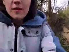 素人, 茶髪の, フェティッシュ, オナニー, アウトドア, ガリガリ, 一人, オッパイの