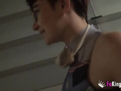 Leie, Blasen, Spermaladung, Hundestellung, Europäisch, Öffentlich, Realität, Spanisch