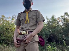 素人, アジア人, デカチン, イく瞬間, オナニー, アウトドア, 一人, タイ