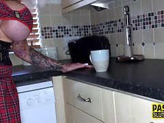 デカパイ, ブロンド, 巨乳な, エロ熟女, フェティッシュ, 淫乱熟女, 現実, タトゥー