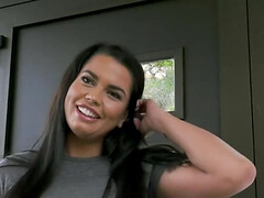 Blasen, Braunhaarige, Hardcore, Hd, Latina, Pov, Realität, Rasiert