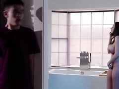 Mooi, Grote mammen, Pijpbeurt, Bruinharig, Classisch, Hardcore, Orgasme, Tieten likken