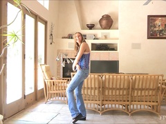 ダンス, ヒール, 下着, オナニー, オーガズム, 女子高生, 一人, ストッキング