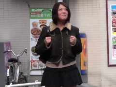 素人, アジア人, 日本人, アウトドア, パンティ, 公共, 現実, ティーン