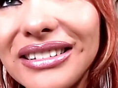 18 jaar, Grote lul, Sperma in gezicht, Fetisj, Hardcore, Hd, Roodharige vrouw, Tiener