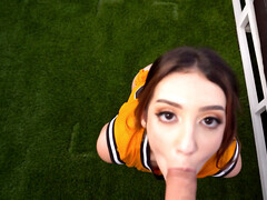 18 años, Verga grande, Tetas grandes, Mamada, Morena, Pov, Adolescente