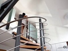 Chambre à dormir, Brunette brune, Hd, Douche, Dormant