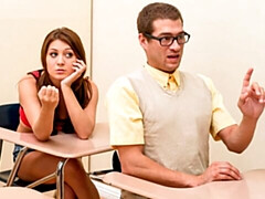 Nerdy Xander Gets Lucky with Jojo in Detention!