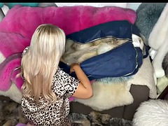 Tussi, Blondine, Europäisch, Weibliche domination, Absätze, Lingerie, Milf, Titten