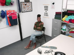 Black female Anne Amari offers to pay for the stolen merchandise with her body