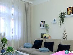 デカパイ, ブロンド, Hd, 下着, オナニー, 一人, おもちゃ