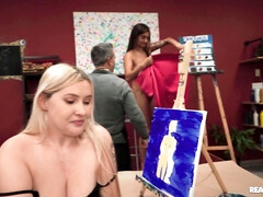 Chubby blondie gets fucked hard