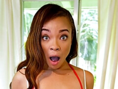 Gros cul, Noire, Brunette brune, En levrette, Noir ébène, Interracial, Pov, Adolescente