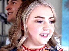 Grosser schwanz, Blondine, Spermaladung, Schwanz, Frau frau mann, Hd, Milf, Rau