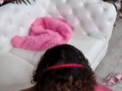 Brunette brune, Gorge profonde, Bâillonner, Branlette thaïlandaise, Hd, Seins naturels, Chatte, Maigrichonne