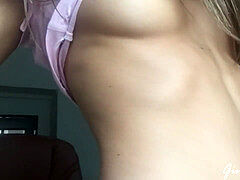 Enthousiasteling, Anaal, Masturbatie, Klein, Russisch, Tiener, Tieten likken