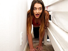 お尻, デカチン, フェラチオ, 茶髪の, ハメ撮り, 剃毛, ストリッピング, ティーン